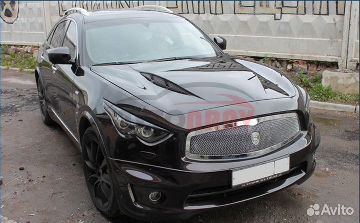 Реснички на фары для Infiniti FX / QX 70 2