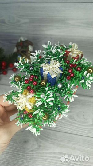 Новогодний ободок ёлочка