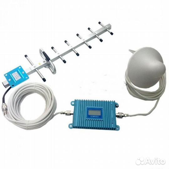 Усиление сотовой связи GSM/2G (900 мгц) Комплект