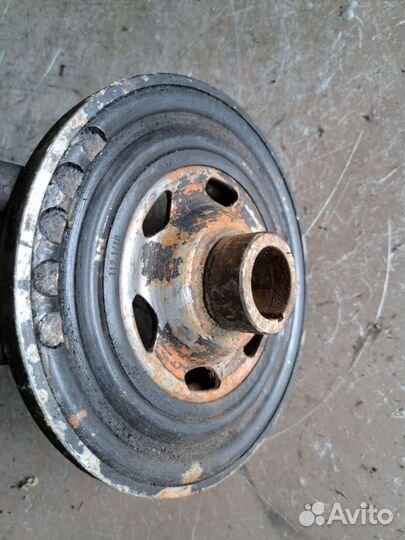 Шкив коленвала на Mercedes W211