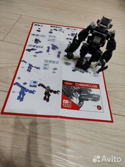 Lego детали россыпью 6 наборов с инструкцией