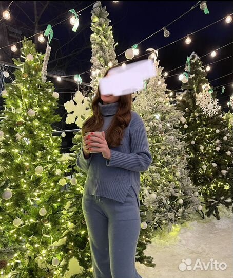 Вязаный костюм S - M