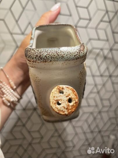 Керамическая лейка старинная Финляндия ретро