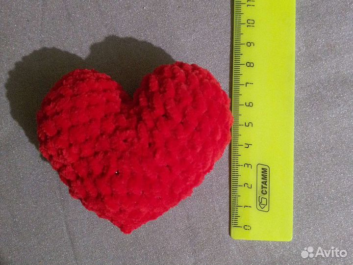 Плюшевое сердечко