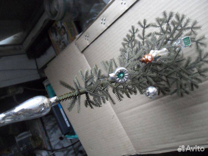 Елочка СССР + комплект игрушек
