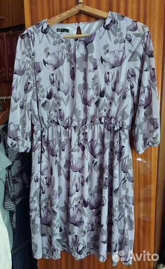 Платья летние, юбка лен, английское джерси 70г 48