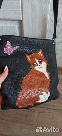 Сумка для девочки натуральная кожа