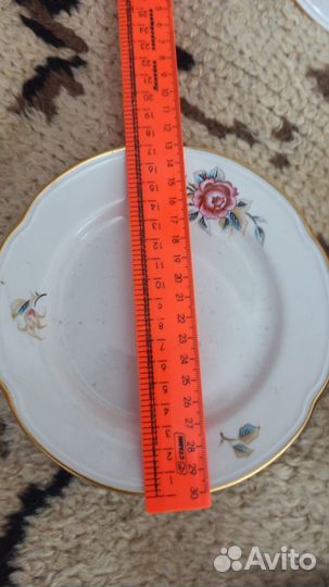 Сервиз столовый фарфор СССР розы (чайка)