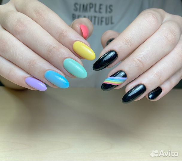 Маникюр, шеллак, гель-лак