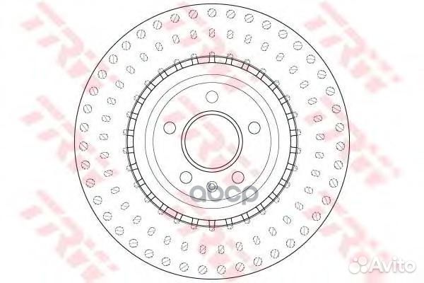 Диск тормозной передний audi A4 (B8), A6 (C7)