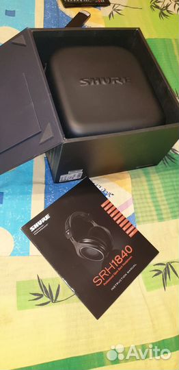 Shure SRH1840 студийные наушники