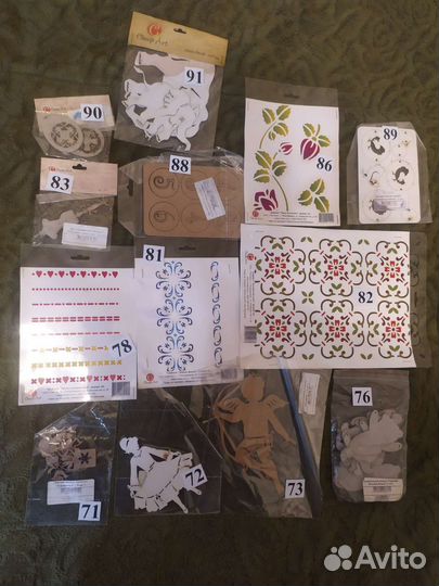 Скрапбукинг, декупаж, трафареты, дек. элементы