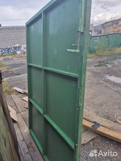 Ворота гаражные металлические бу