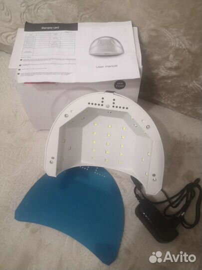 Лампа для ногтей + гель-лак, топ и база