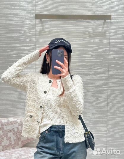 Кардиган и майка Dior