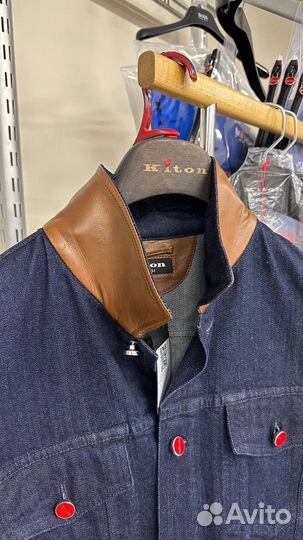 Джинсовая Куртка Kiton 48р оригинал новая