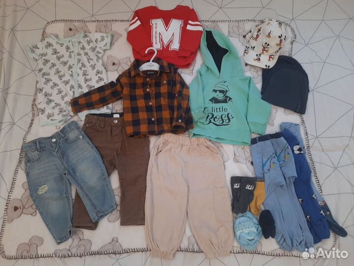 Одежда для мальчика пакетом 80 86