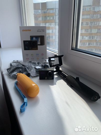 Экшн камера Digma DiCam700