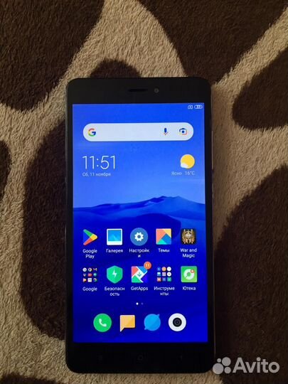 Xiaomi Redmi Note 4X, 3/16 ГБ