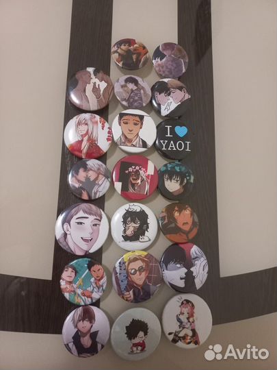 Значки с аниме