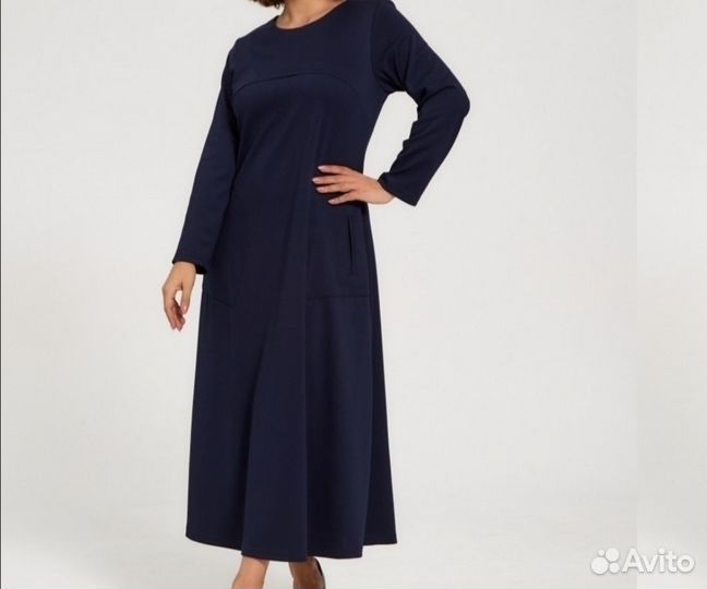 Платье трикотажное женское