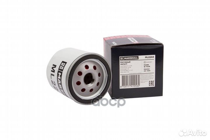 Фильтр масляный ford focus I-III/fiesta 98- ML2
