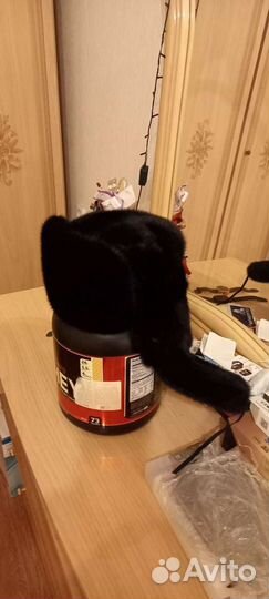 Шапка ушанка мужская BleckgLama