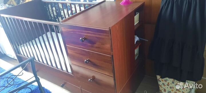 Кроватка трансформер для новорожденных