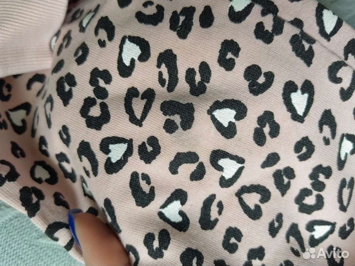 Леопардовый костюм для девочки 104-110 mothercare