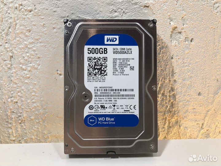 Жесткий диск WD WD5000azlx 500GB