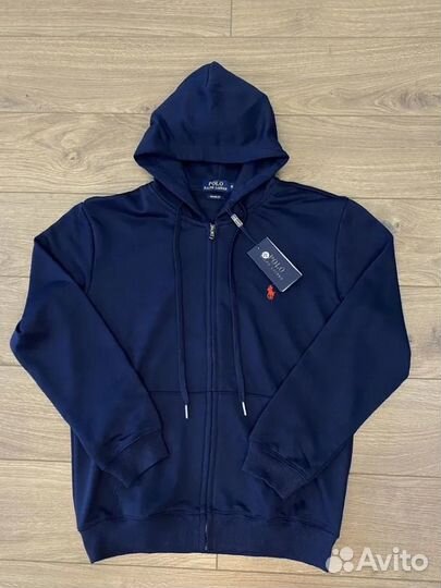 Зип Худи Polo Ralph Lauren синее