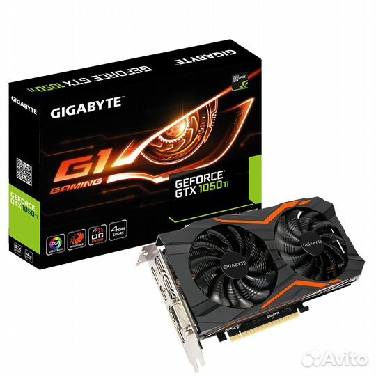 Видеокарта GeForce GTX 1050 Ti Gaming 4GB