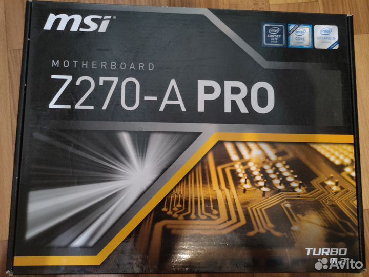 Материнская плата с процессором z270 a-pro + g3900