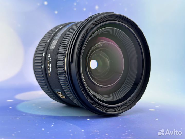Sigma 24-70mm f/2.8 EX DG HSM Canon (sn 84621)