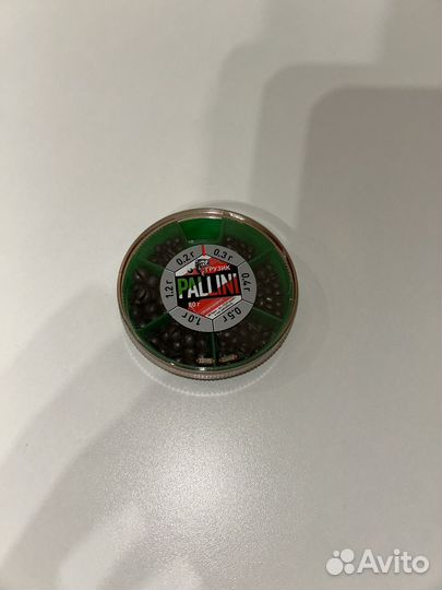 Грузила pallini от 0.2 g до 1.0 g