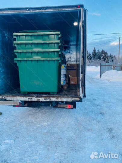 Мусорный контейнер пластиковый 1100л П-1935