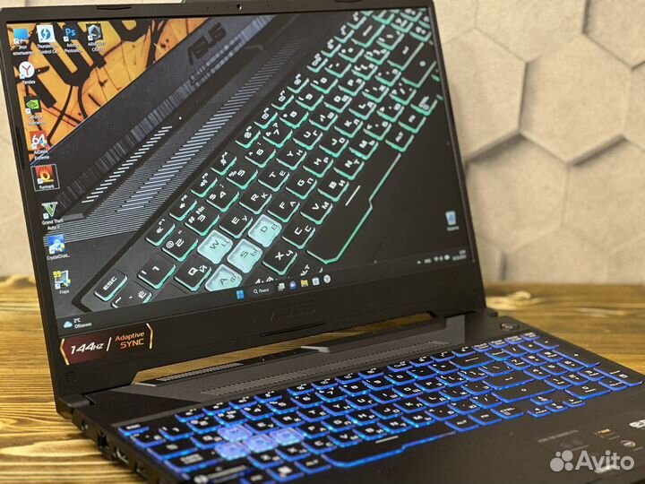 Новый 2023 Asus TUF/RTX/144гц FHD IPS/Ram16гб/SSD