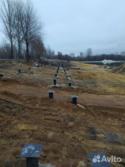 Винтовые сваи до 159 мм Свайный фундамент под ключ