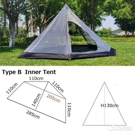 Палатка под печку(hot tent)