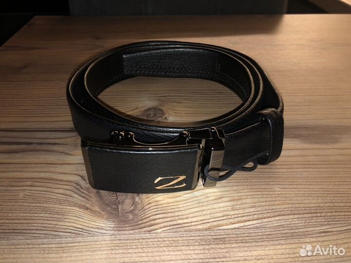 Мужской кожаный ремень новый