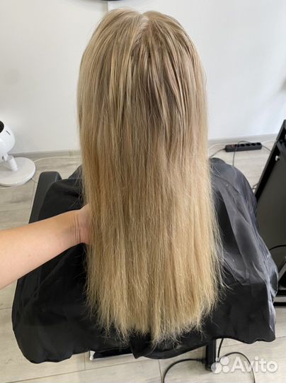 Кератиновое выпрямление волос