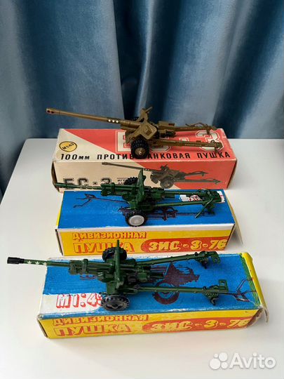 Советские игрушки пушки СССР