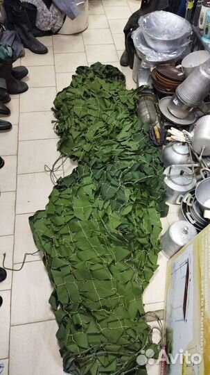 Сеть маскировочная удлиненная армейская 3*3/3*6 +