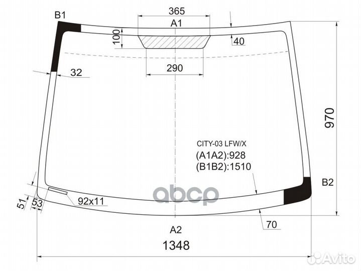 Стекло лобовое honda city/FIT aria 02-09 city-0