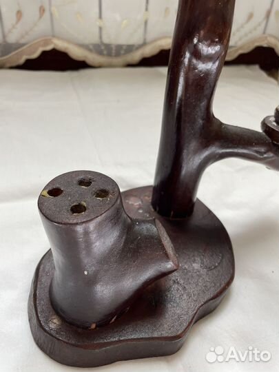 Подсвечник деревянный СССР