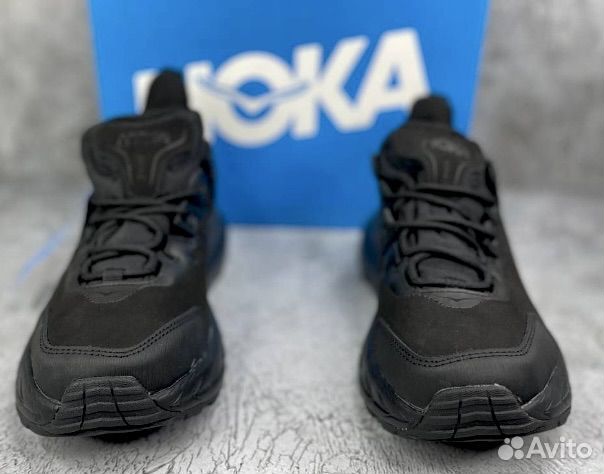 Крутые зимние термо кроссовки Hoka Gore Tex