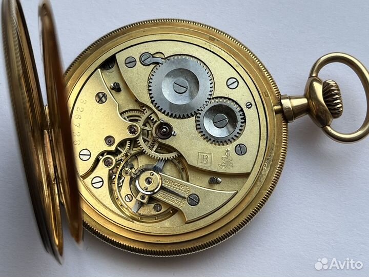 Золотые часы Borel Fils & Cie, Spiral Breguet. нач