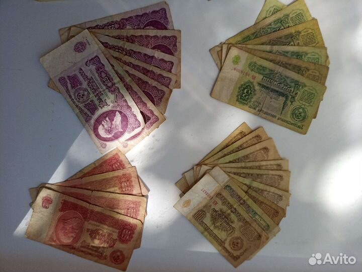 Банкноты, деньги СССР, царские