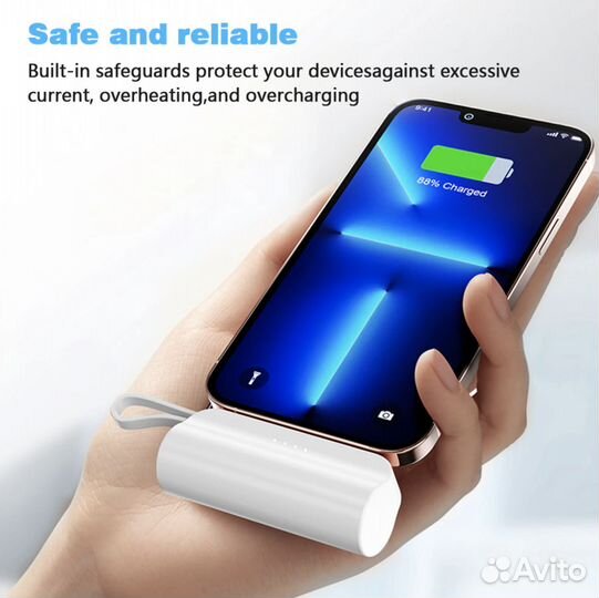 Компактный повер банк 5000 мАч Lightnin для iPhone