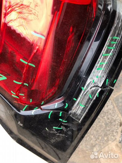 Фонарь задний левый Toyota Land Cruiser Prado 150